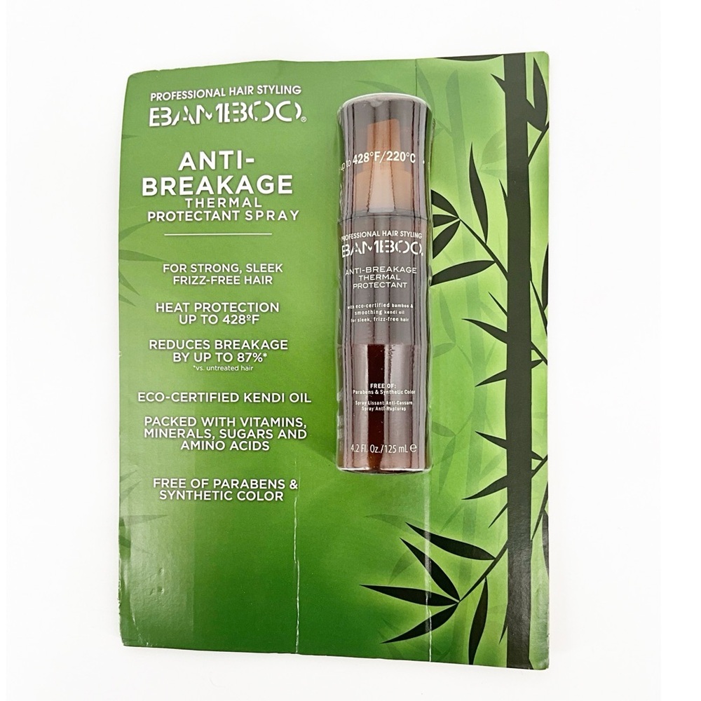 NEW BAMBOO Anti-Breakage Thermal Protectant Spray Heat Protection Frizz-Free